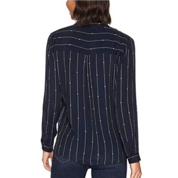 Rails Rhea Stars Stripes Necktie Blouse Size XS New‎ with Tags - Picture 5 of 9